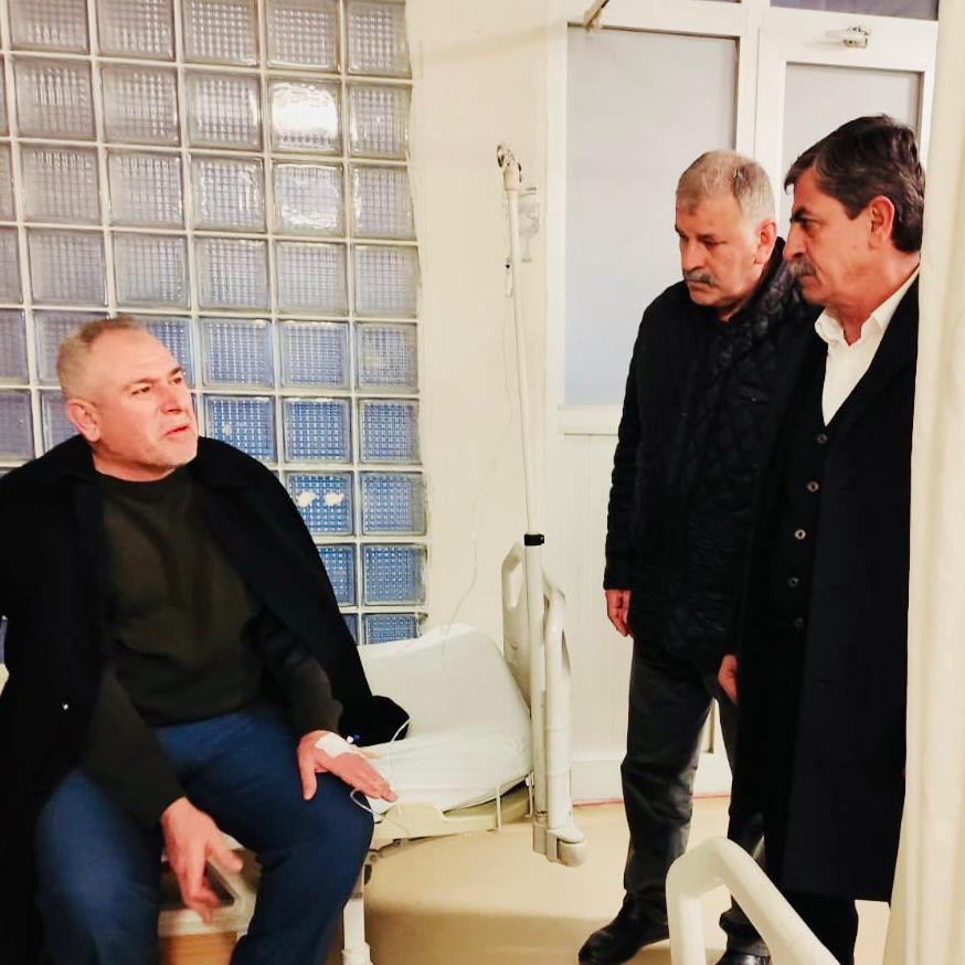 Kurtalan Belediye Eşbaşkanı Ali Rıza Bingöl Yangın Bölgesinde İncelemelerde Bulundu