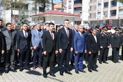 Kurtalan&rsquo;da 18 Mart Şehitleri Anma G&uuml;n&uuml; ve &Ccedil;anakkale Deniz Zaferi dolayısıyla t&ouml;ren yapıldı
