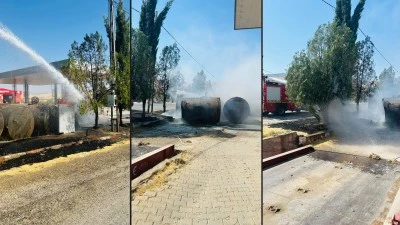 Kurtalan&rsquo;da akaryakıt istasyonunda &ccedil;ıkan yangın s&ouml;nd&uuml;r&uuml;ld&uuml;