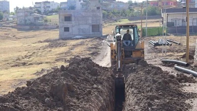 Kurtalan&rsquo;da altyapı &ccedil;alışmaları s&uuml;r&uuml;yor
