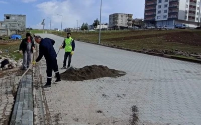 Kurtalan&rsquo;da Cadde ve Sokaklarda Onarım &Ccedil;alışmaları S&uuml;r&uuml;yor