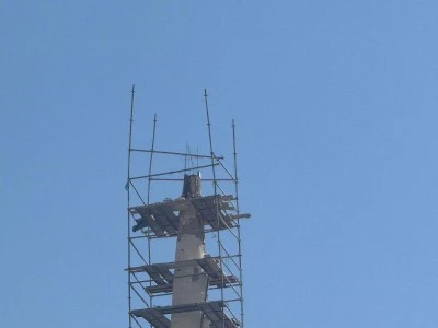 Kurtalan’da Depremde Hasar Gören Minarenin Sökümü Tamamlandı