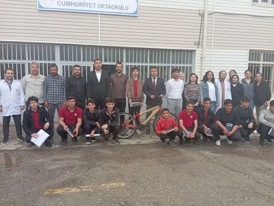 Kurtalan&rsquo;da en &ccedil;ok kitap okuyan &ouml;ğrenciye bisiklet &ouml;d&uuml;l&uuml;
