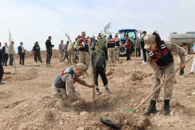 Kurtalan’da fidan dikimi yapıldı