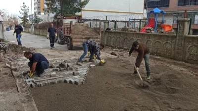 Kurtalan&rsquo;da Hasar G&ouml;ren Sokaklar Onarılıyor
