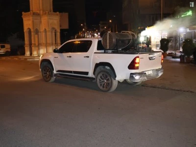 Kurtalan’da İlaçlama Sürüyor
