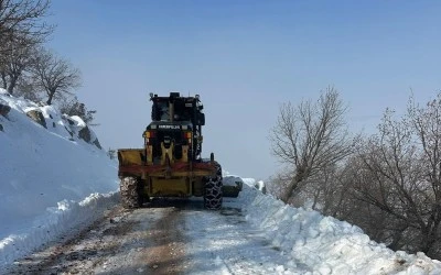 Kurtalan&rsquo;da Kapalı K&ouml;y Yollarının 38&rsquo;i Yeniden Ulaşıma A&ccedil;ıldı