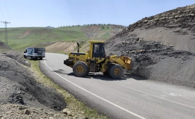 Kurtalan’da köy yolunun sorunu giderildi