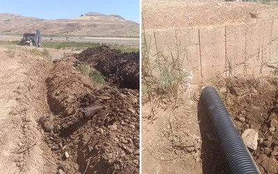 Kurtalan’da Köylerde Altyapı Onarım Çalışmaları Sürüyor