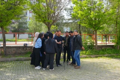 Kurtalan'da Meraklıları Açık Havada Eğitim Aldı