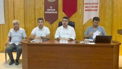 Kurtalan'da M&uuml;d&uuml;r Yetkili &Ouml;ğretmenler Kurulu Toplandı