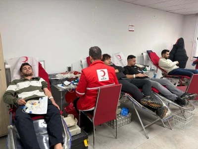 Kurtalan&rsquo;da &Ouml;ğrencilerden Kızılay&rsquo;a G&ouml;n&uuml;ll&uuml; Kan Desteği