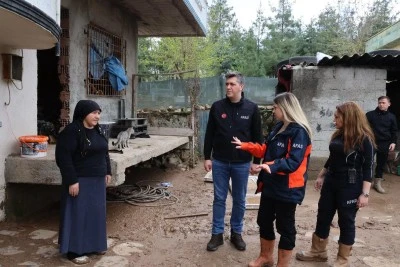 Kurtalan&rsquo;da selden etkilenen vatandaşlara ziyaret