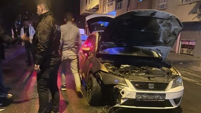 Kurtalan’da Seyir Halindeki Otomobil Alev Aldı