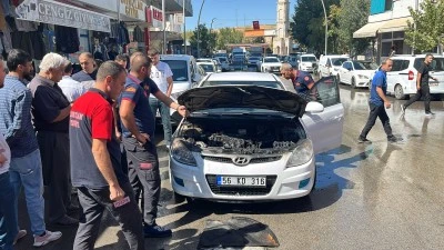 Kurtalan’da Seyir Halindeki Otomobilde Yangın
