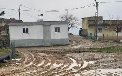 Kurtalan&rsquo;da Yağış Sonrası K&ouml;yde Ulaşım Aksadı