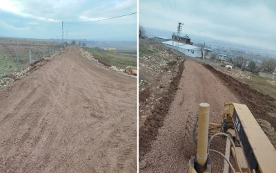 Kurtalan&rsquo;da Yol İyileştirme &Ccedil;alışması