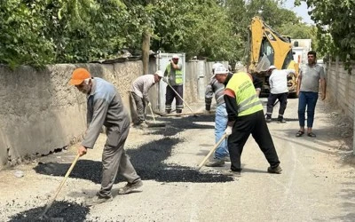 Kurtalan’da Yol Onarım Çalışmaları Sürüyor