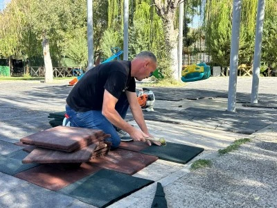 Kurtalan’daki parklarda bakım ve onarım çalışmaları sürüyor