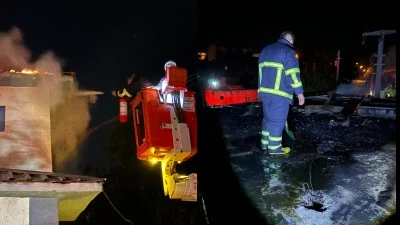 Kurtalan'daki Trafo Yangını Söndürüldü