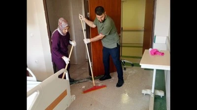 Kurtalan Devlet Hastanesi’nde Dezenfekte Çalışmaları Yapıldı