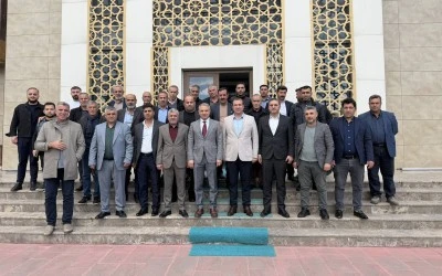 Kurtalan heyetinden Siirt&rsquo;te yeni başkana ziyaret