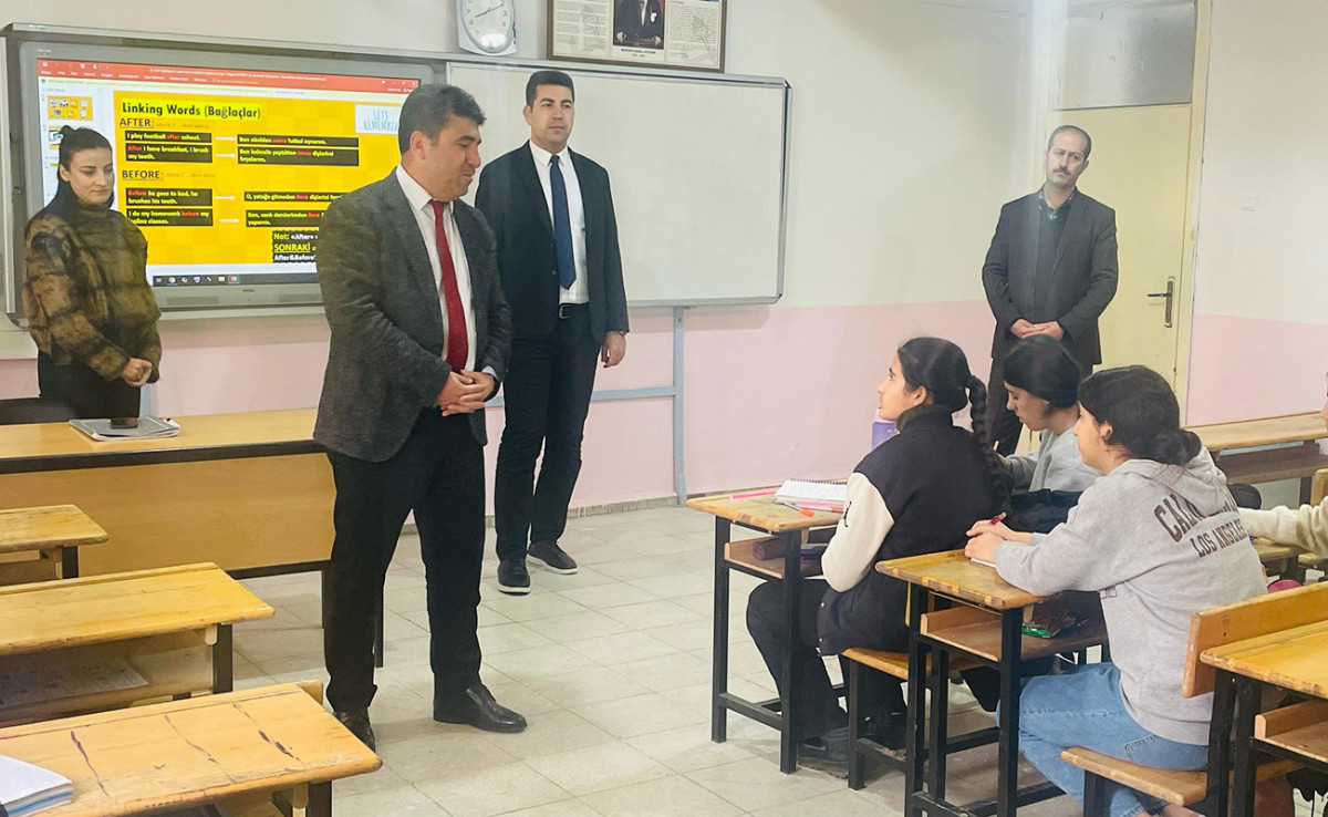 Kurtalan İlçe Milli Eğitim Müdürü Okul Ziyaretlerinde Bulundu