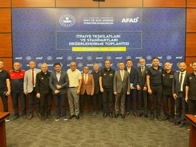 Kurtalan İtfaiyesi Ankara’daki değerlendirme toplantısında temsil edildi