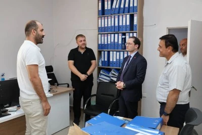 Kurtalan Kaymakamı Başara&rsquo;dan iki kuruma ziyaret