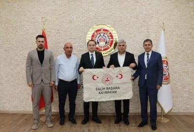 Kurtalan Kaymakamı Başara&rsquo;ya makamında ziyaretler