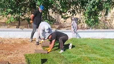 Kurtalan Millet Bah&ccedil;esi&rsquo;nde &ccedil;im ekimi &ccedil;alışmalarına yeniden başlandı