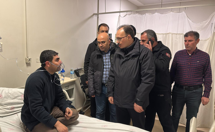 Kurtalan'da 10 katlı binada çıkan yangın söndürüldü