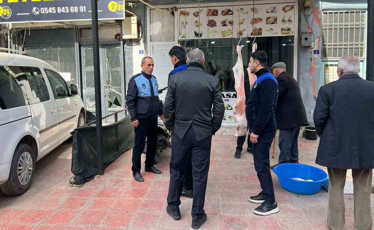 Kurtalan'da kasaplara ramazan denetimi