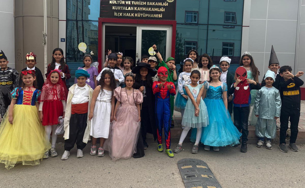 Kurtalan’da Miniklerden Masal Kahramanlı Kütüphane Ziyareti!