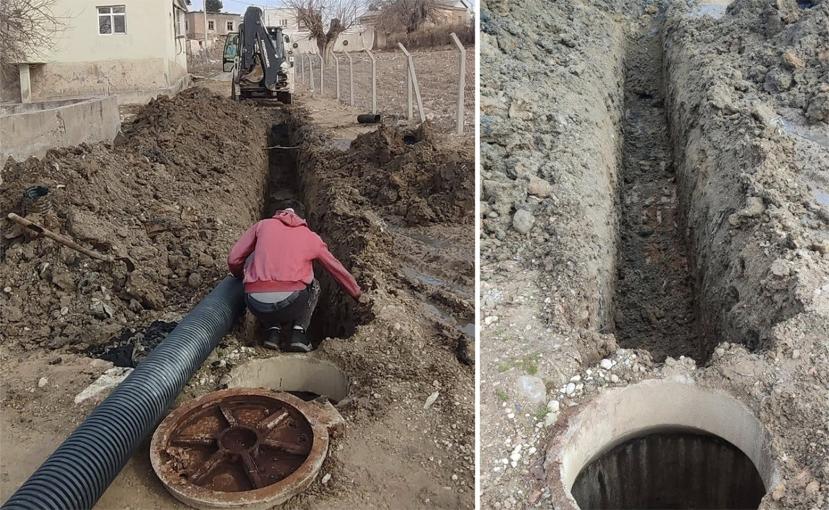 Kurtalan’da O Köyün Kanalizasyon Çalışmaları Tamamlandı