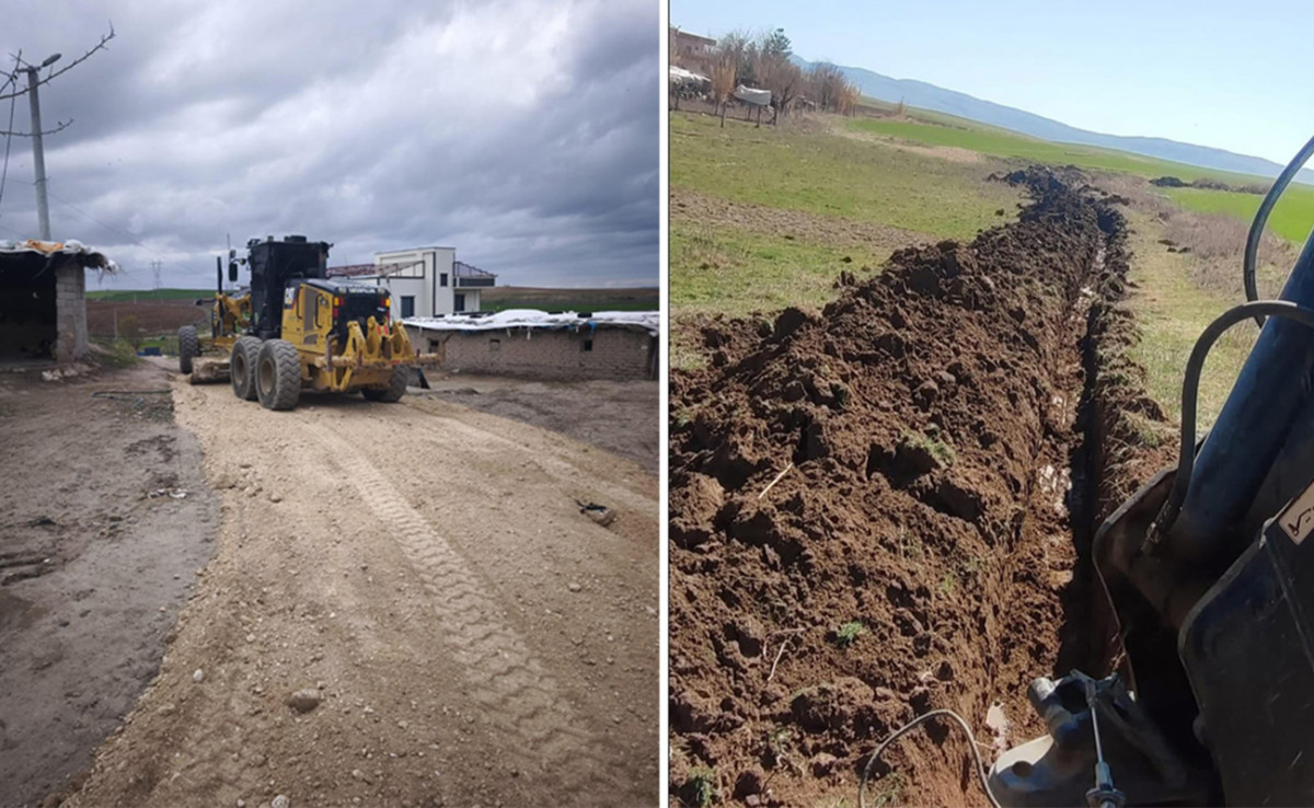 Kurtalan’da o Köyün Yol ve Altyapı Çalışmaları Tamamlandı