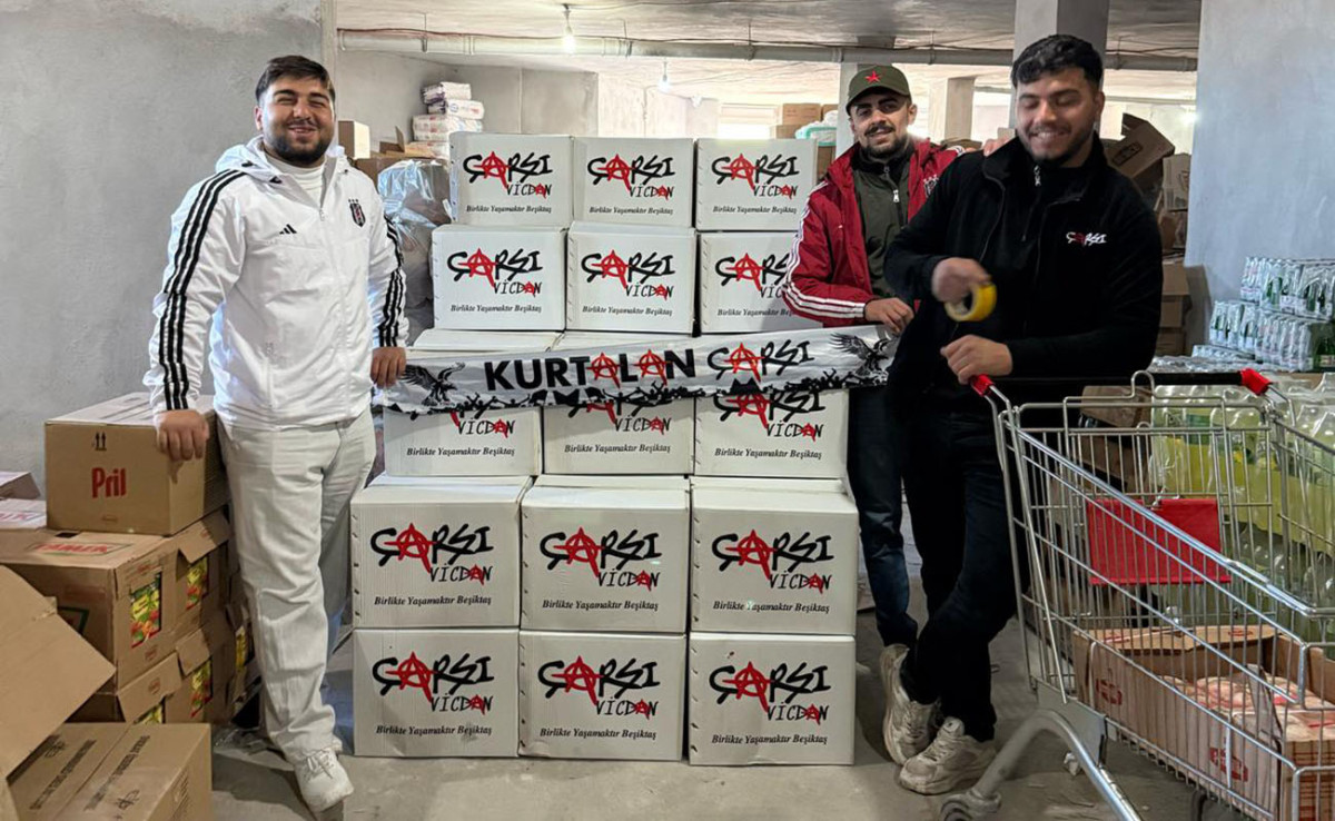 Kurtalan’da taraftar grubundan dar gelirli ailelere gıda yardımı