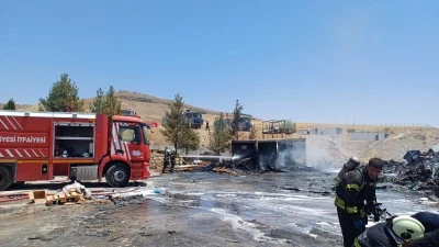 Kurtalanlı İş İnsanın Batman’daki Fabrikasında Yangın: Maddi Hasar Oluştu