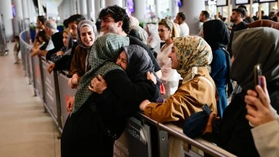 Kutsal topraklarda hac ibadetini tamamlayan hacılar, yurda d&ouml;n&uuml;yor