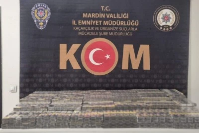Mardin'de 2 bin 290 paket kaçak sigara ele geçirildi
