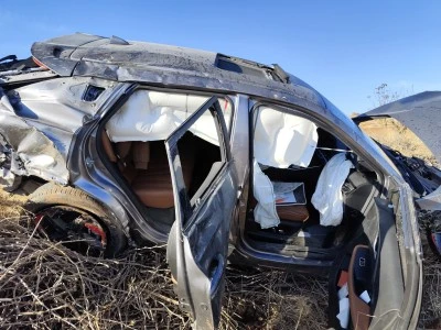 Mardin'de devrilen SUV tipi aracın sürücüsü yaralandı