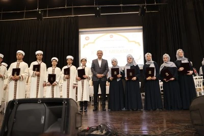 Mardin'de 128 hafız icazet merasimi büyük bir katılımla gerçekleşti