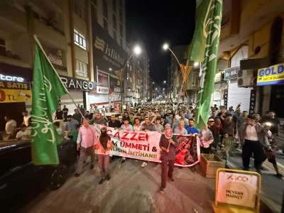 Mardin'de, İsrail'in Gazze'ye saldırıları protesto edildi