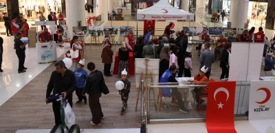 Mardin'de Kızılay Haftası'nda farkındalık etkinliği düzenlendi