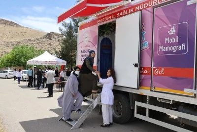 Mardin'de mobil mamografi aracıyla kırsaldaki 1000 kadına hizmet verildi