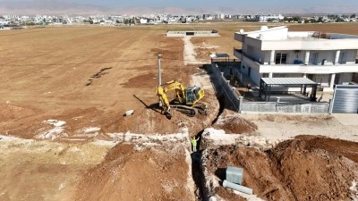 Mardin’de O mahalleye atıksu hattı döşeniyor