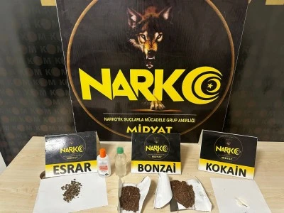 Mardin'de uyuşturucu operasyonunda 3 şüpheli yakalandı