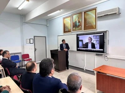 Mesleki eğitim &ouml;ğrencilerine girişimcilik ve KOSGEB destekleri anlatıldı