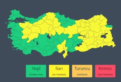 Meteoroloji&rsquo;den Siirt&rsquo;e Sarı Kodlu Uyarı!