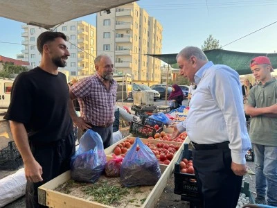 Midyat Belediye Başkanı Şahin esnafı ziyaret etti